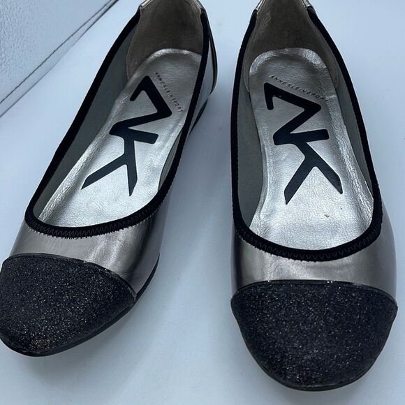 Anne Klein Sport Shoes - Anne Klein Sport size 7 ballet flats in pewter and black.